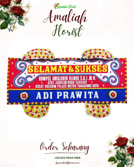 Papan Bunga Ucapan Selamat Gedung Wedding Sentul