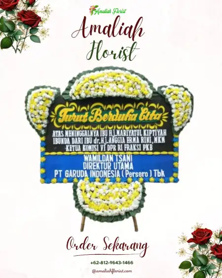 Papan Bunga Duka Gedung Wedding Sentul