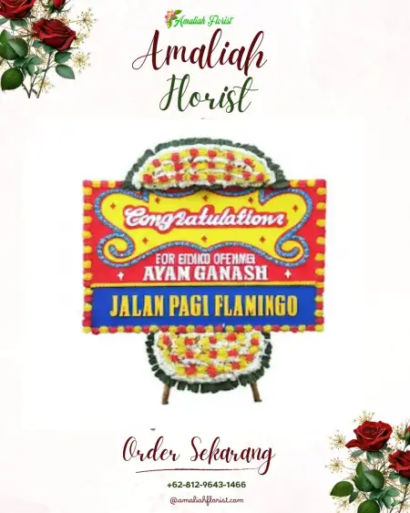 Sewa Papan Bunga Gedung Wedding Sentul